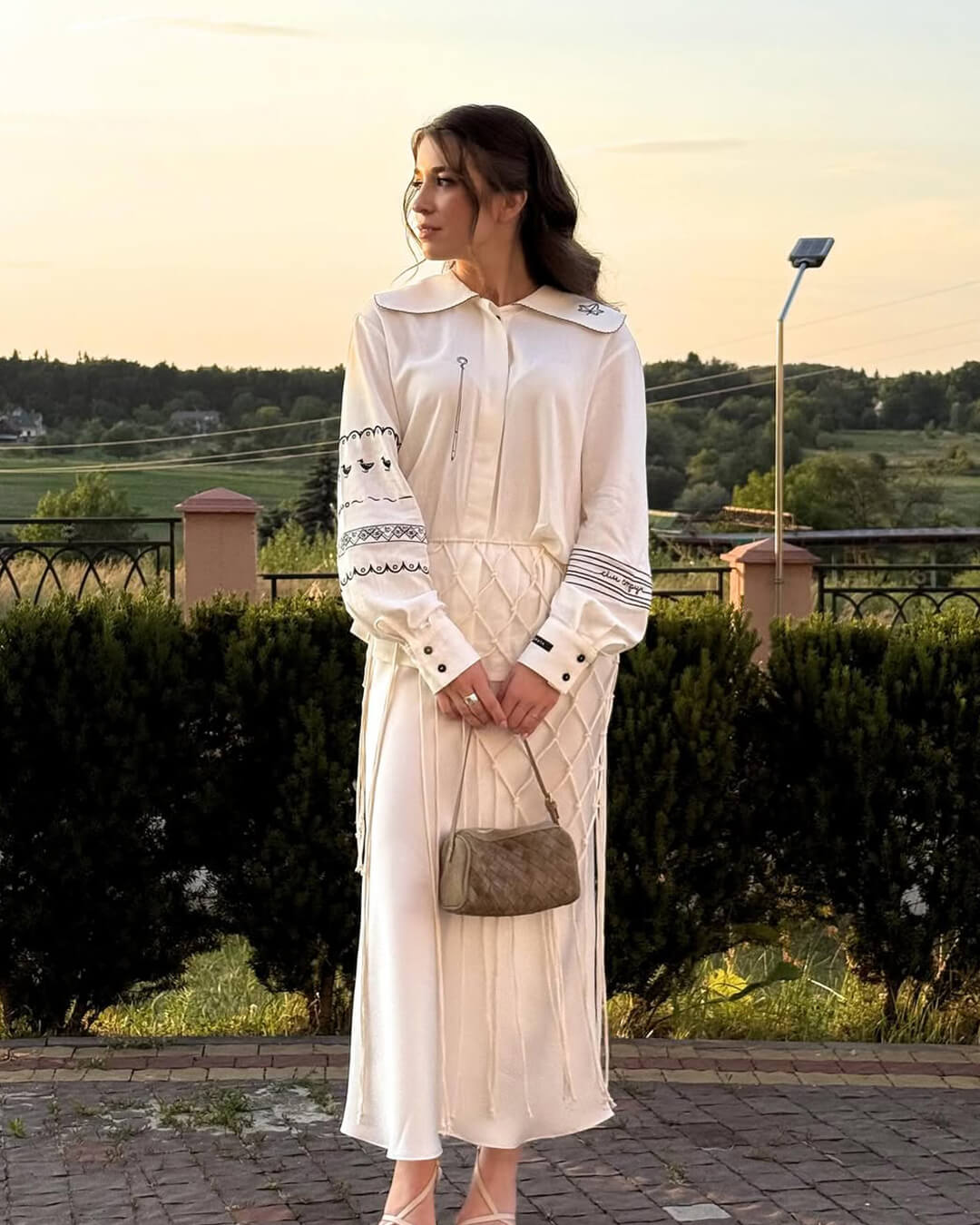 Jessica Woven Suede Bag