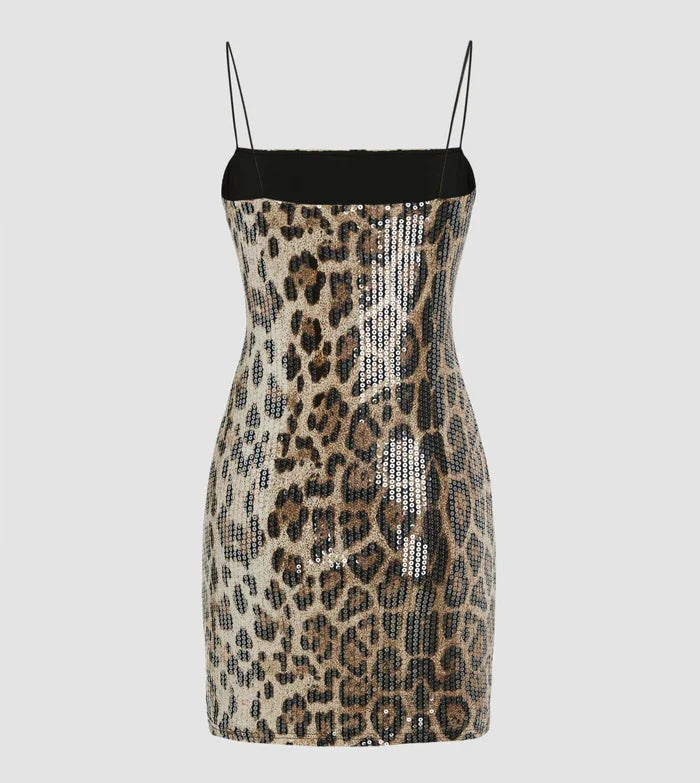 Leopard Print Stunner Mini Dress