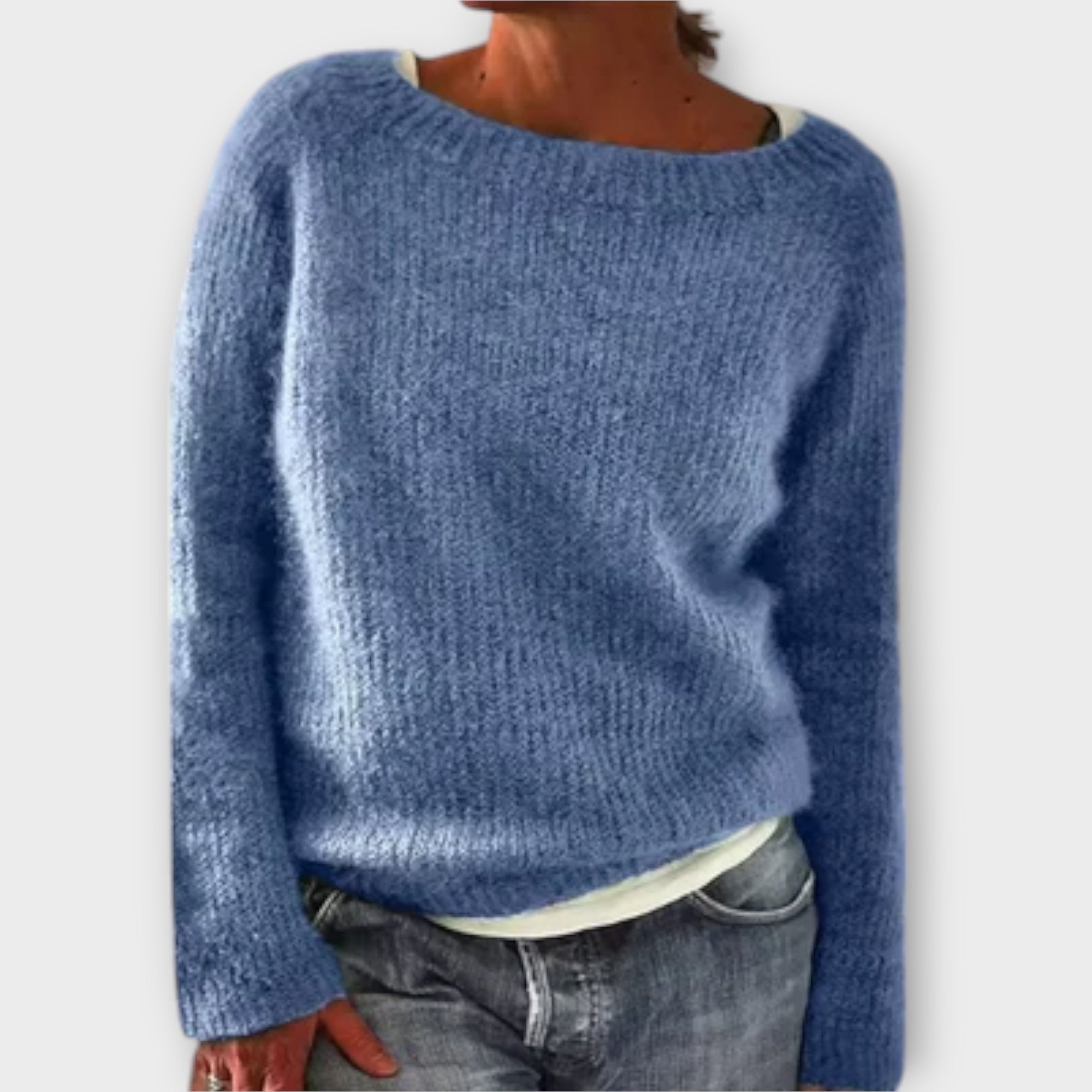 Regine – Solid-color knit sweaters