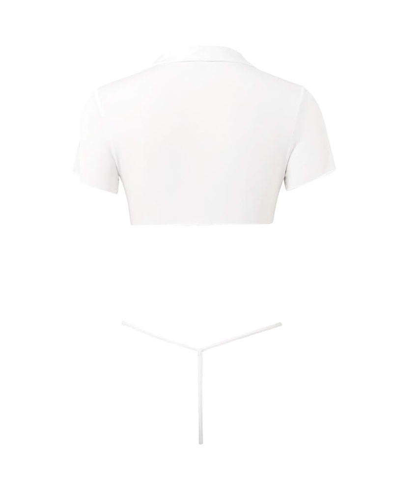 Conjunto de Lencería Sexy de Juego de Roles Escolar – 4 Piezas