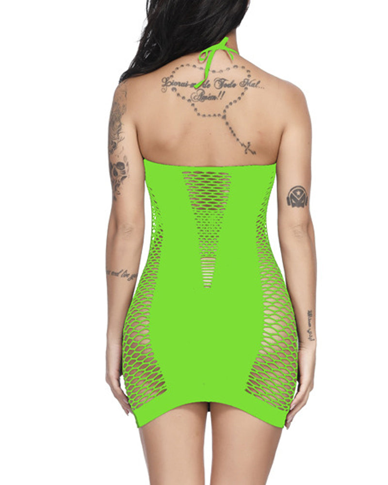 Camisón Sexy con Aberturas y Diseño Ajustado en la Cadera