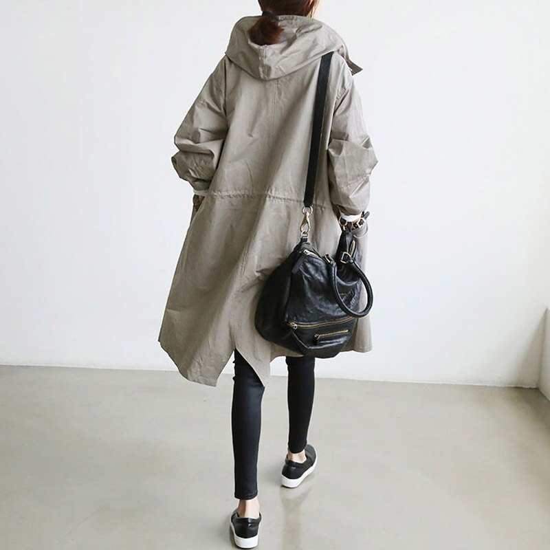 Phoebe | Hooded Trench Coat
