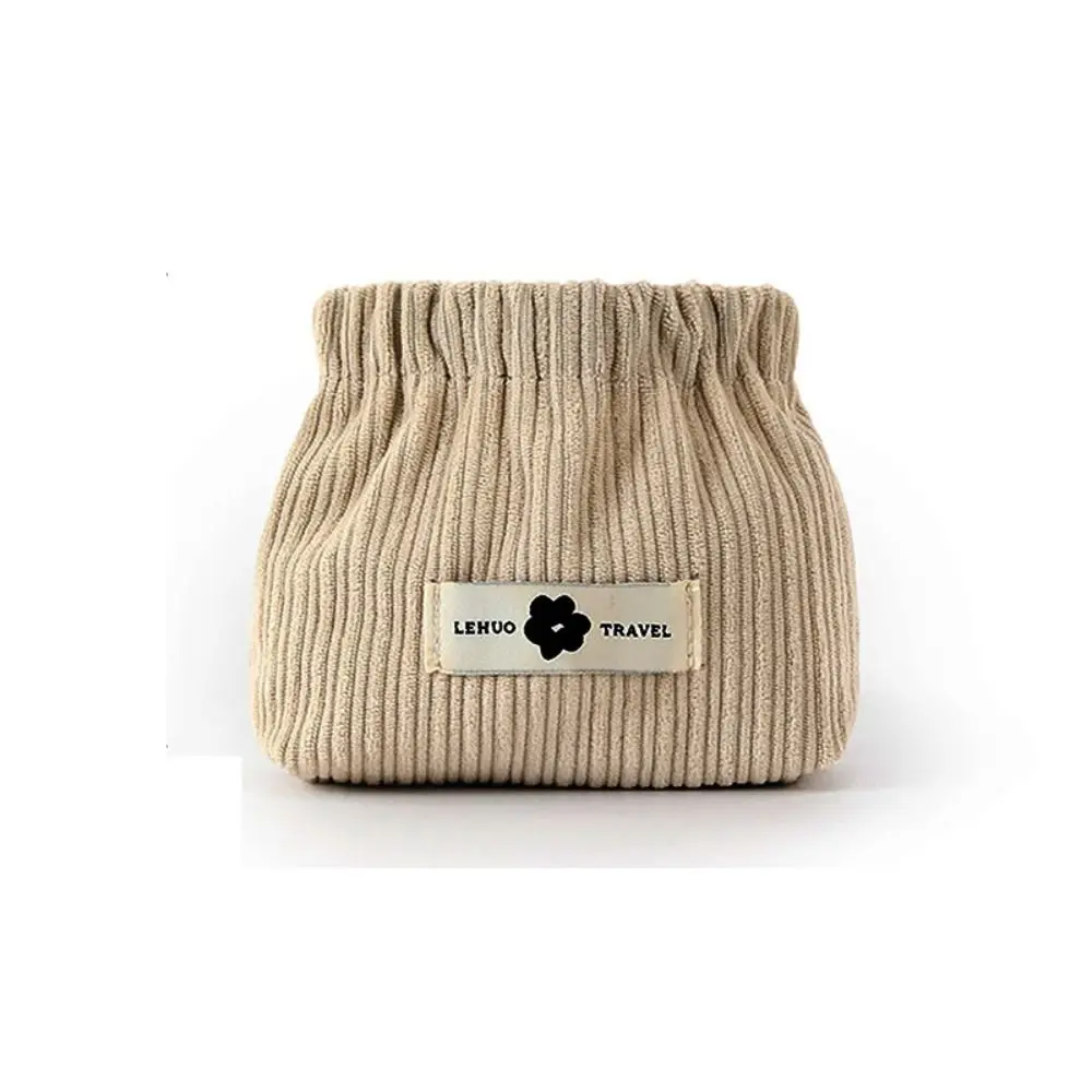 Corduroy Elastic Hair Tie Organizer