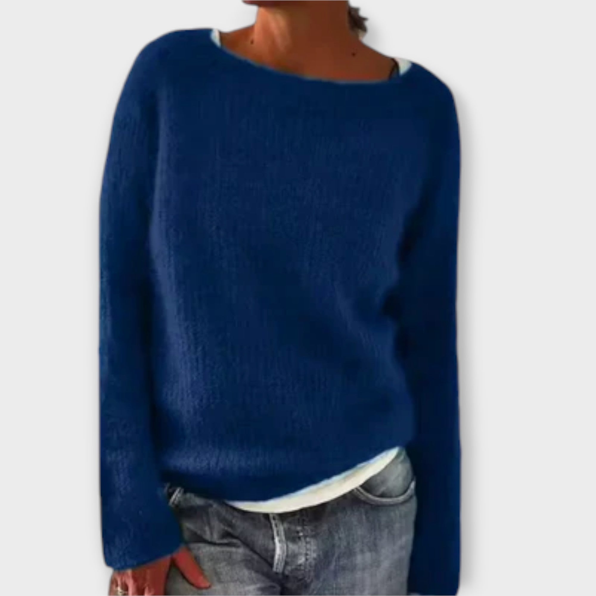 Regine – Solid-color knit sweaters