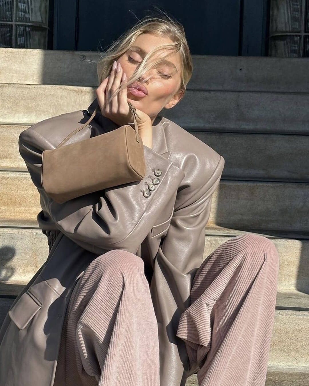 Danika Suede Mini Shoulder Bag