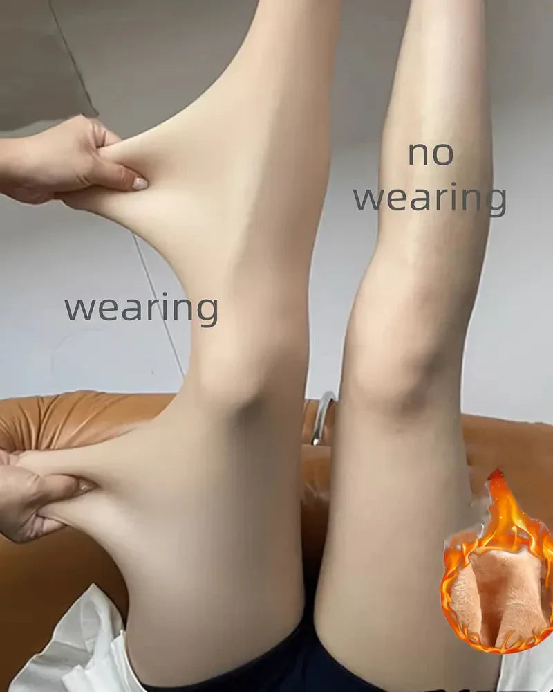 Translucent Fleece Lined Tights