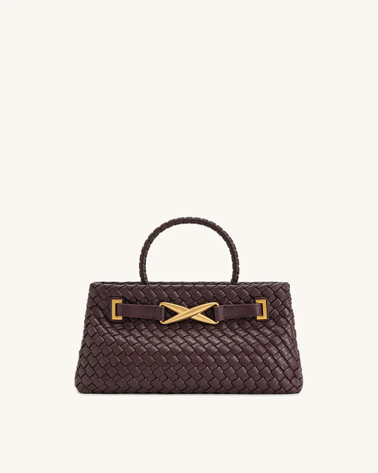 Vienna™ Woven Bag – Structured Elegance with Timeless Detail