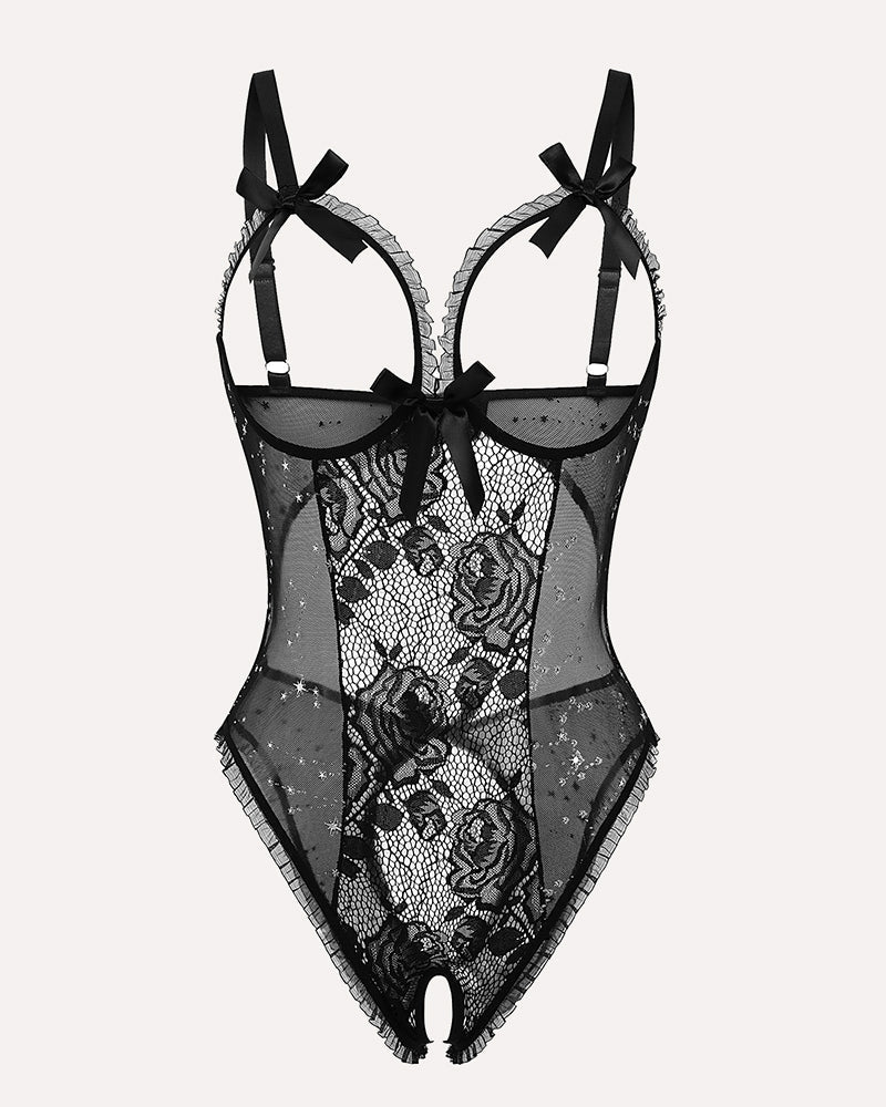 Body Mini de Encaje Navideño