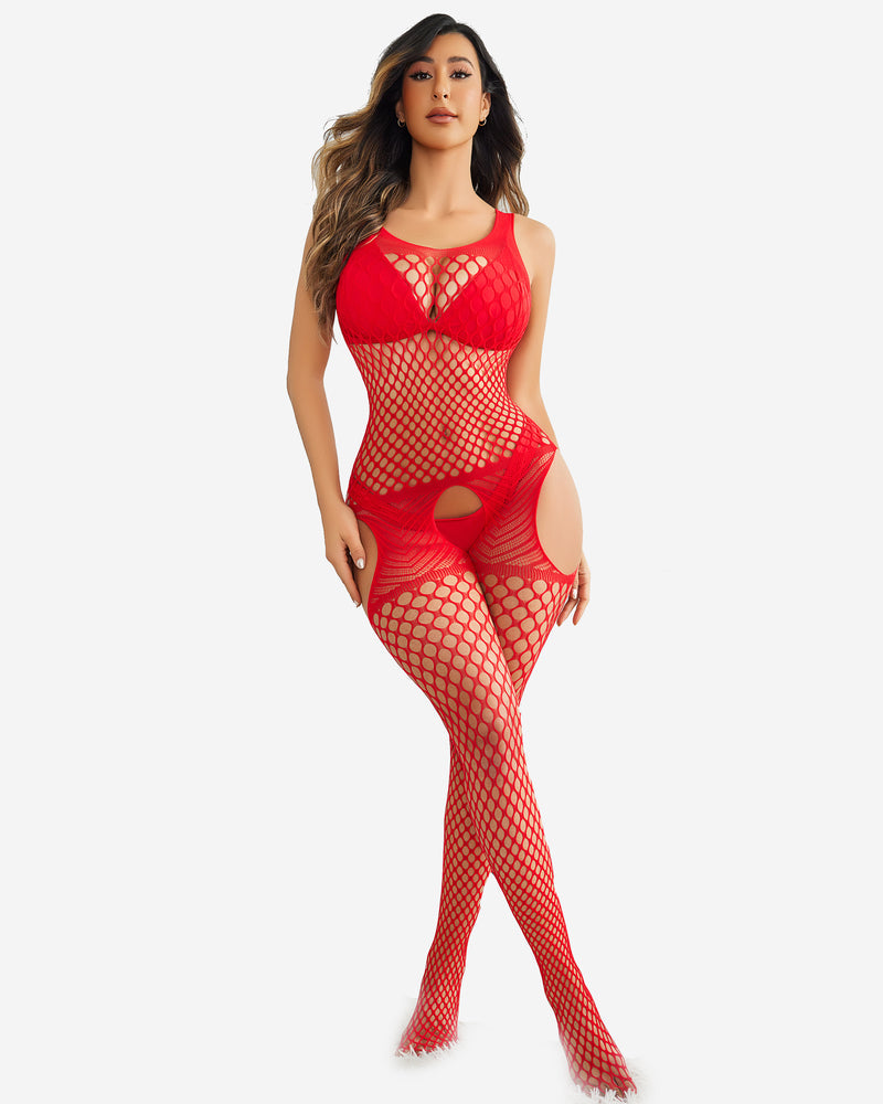 Mono de Medias de Red (Fishnet Bodystocking)
