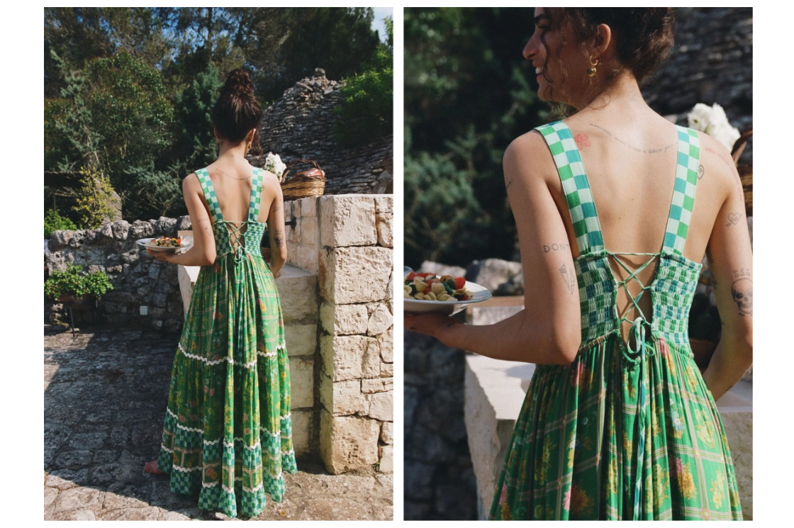 Amara Tiered Lace Sundress