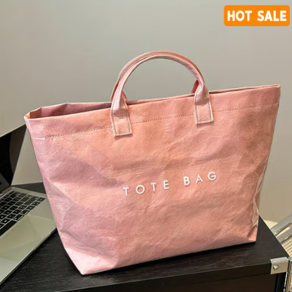 Women's Letters Print Tote Bag