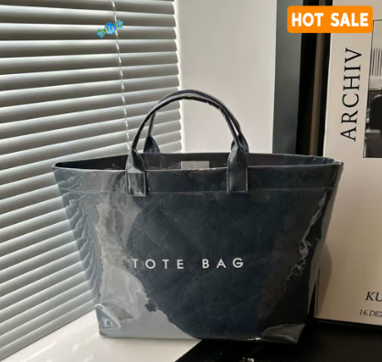 Women's Letters Print Tote Bag