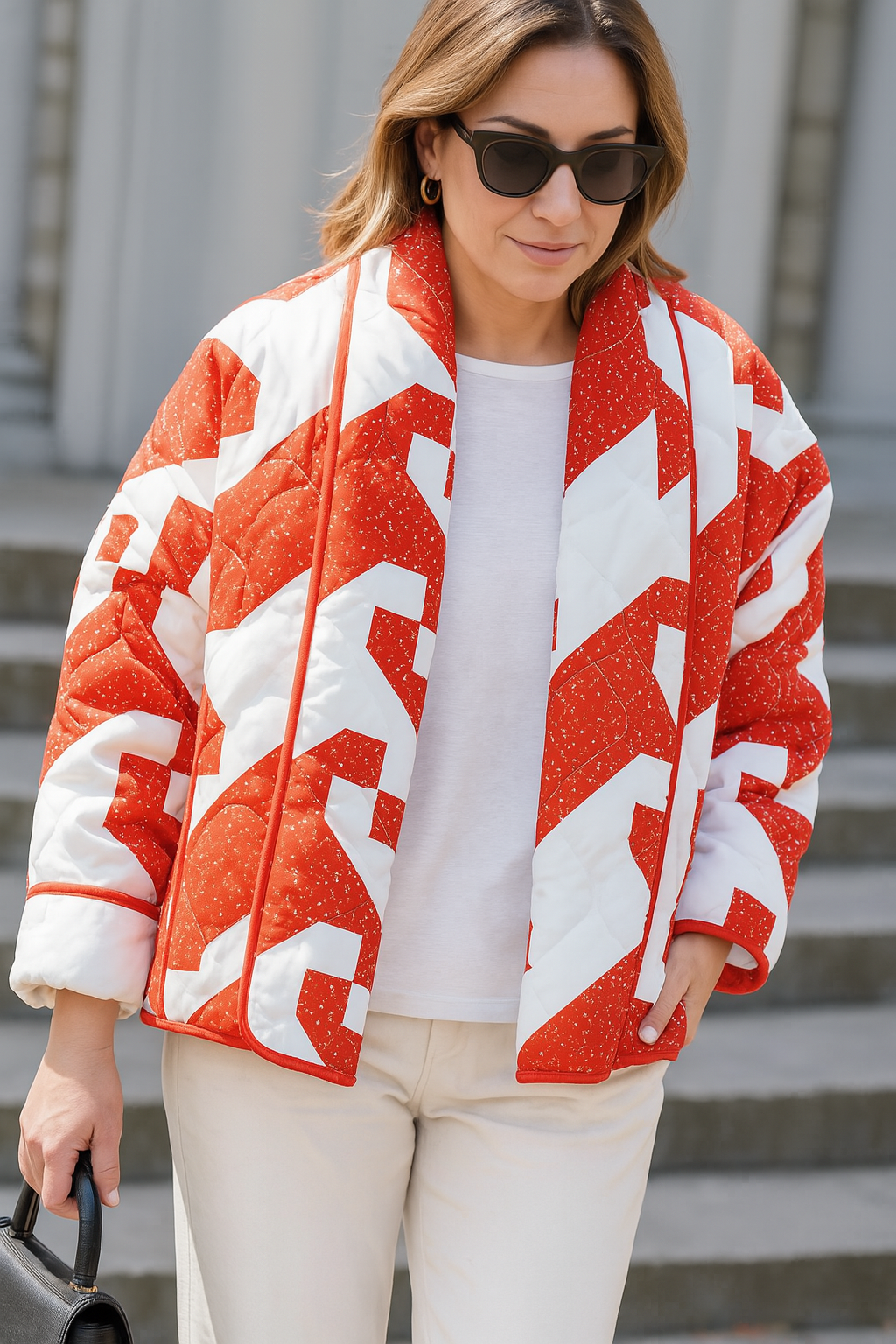 Aimee Geometric Jacket