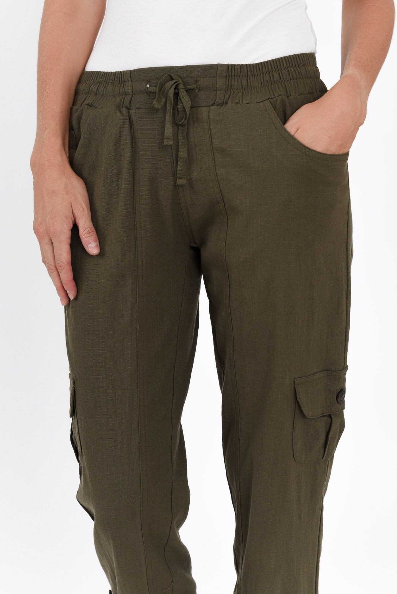 Pantalones Cargo Colette Caqui