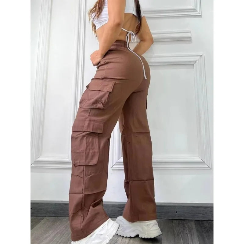 Pantalones cargo rectos