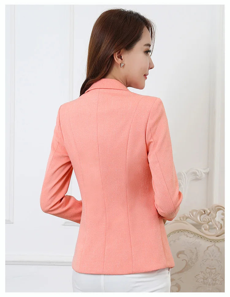 Blazer ligeiro chaquetas de trabajo