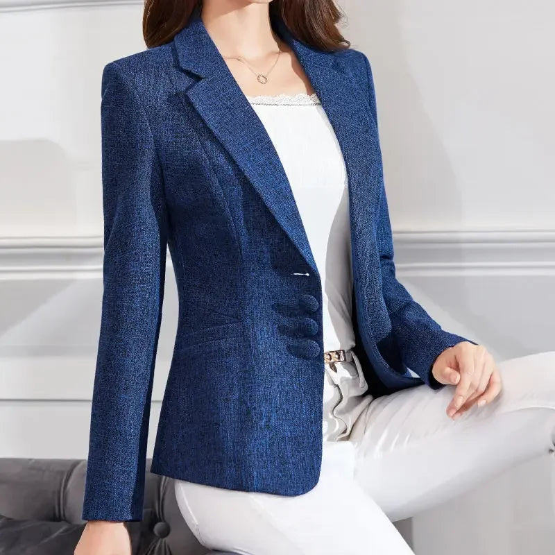 Blazer ligeiro chaquetas de trabajo