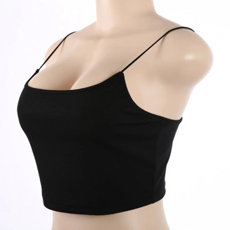 Top neutro sexy de verano para mujer,