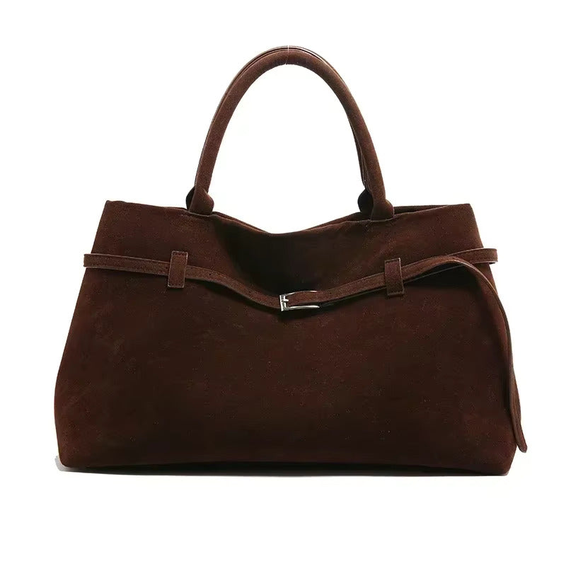 Comelia™ Suede Bag – Autumn Elegance with Everyday Practicality