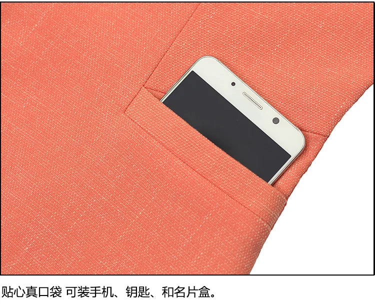 Blazer ligeiro chaquetas de trabajo