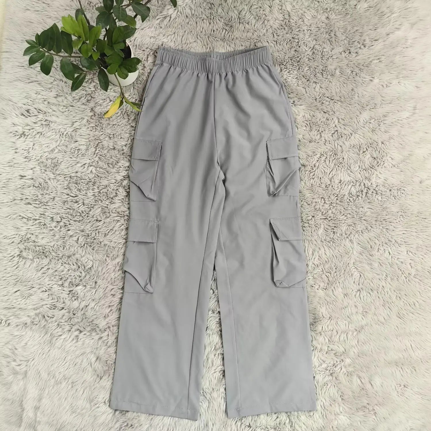 Pantalones cargo rectos