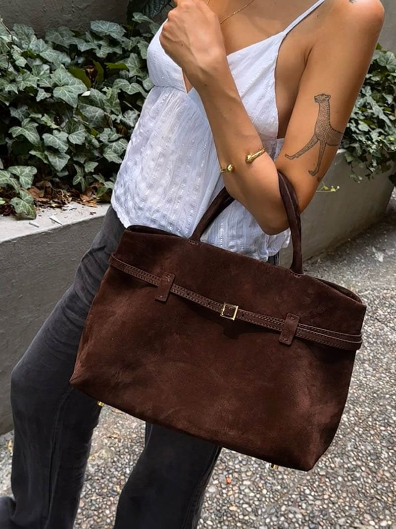Comelia™ Suede Bag – Autumn Elegance with Everyday Practicality