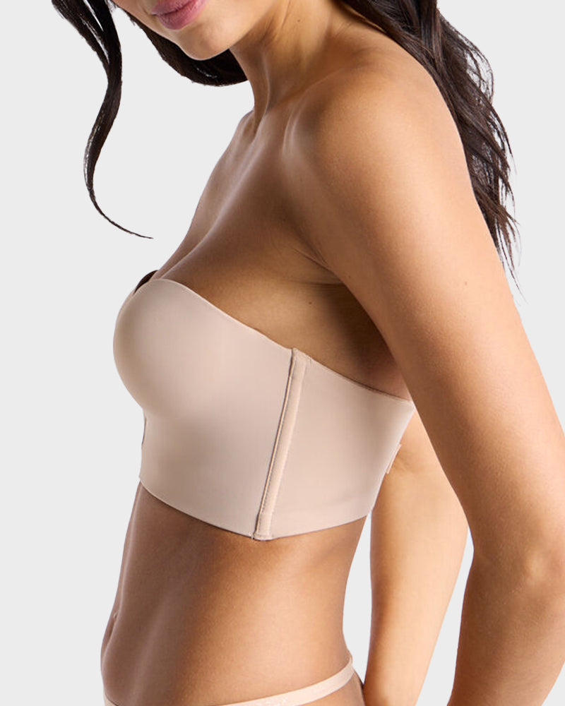 Here’s a concise summary of your Wire-Free U-Plunge Strapless Multiway Bra: