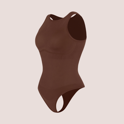 Body Chic – Body Moldeador con Escote Alto Sin Costuras
