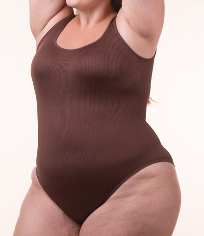 Body Shaper – Body Moldeador Acanalado con Apertura Higiénica