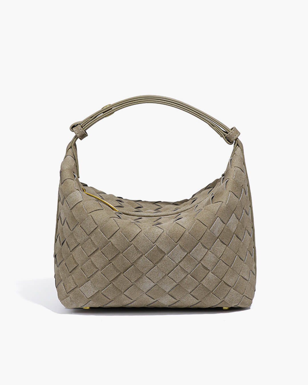 Mica Woven Suede Leather Bag