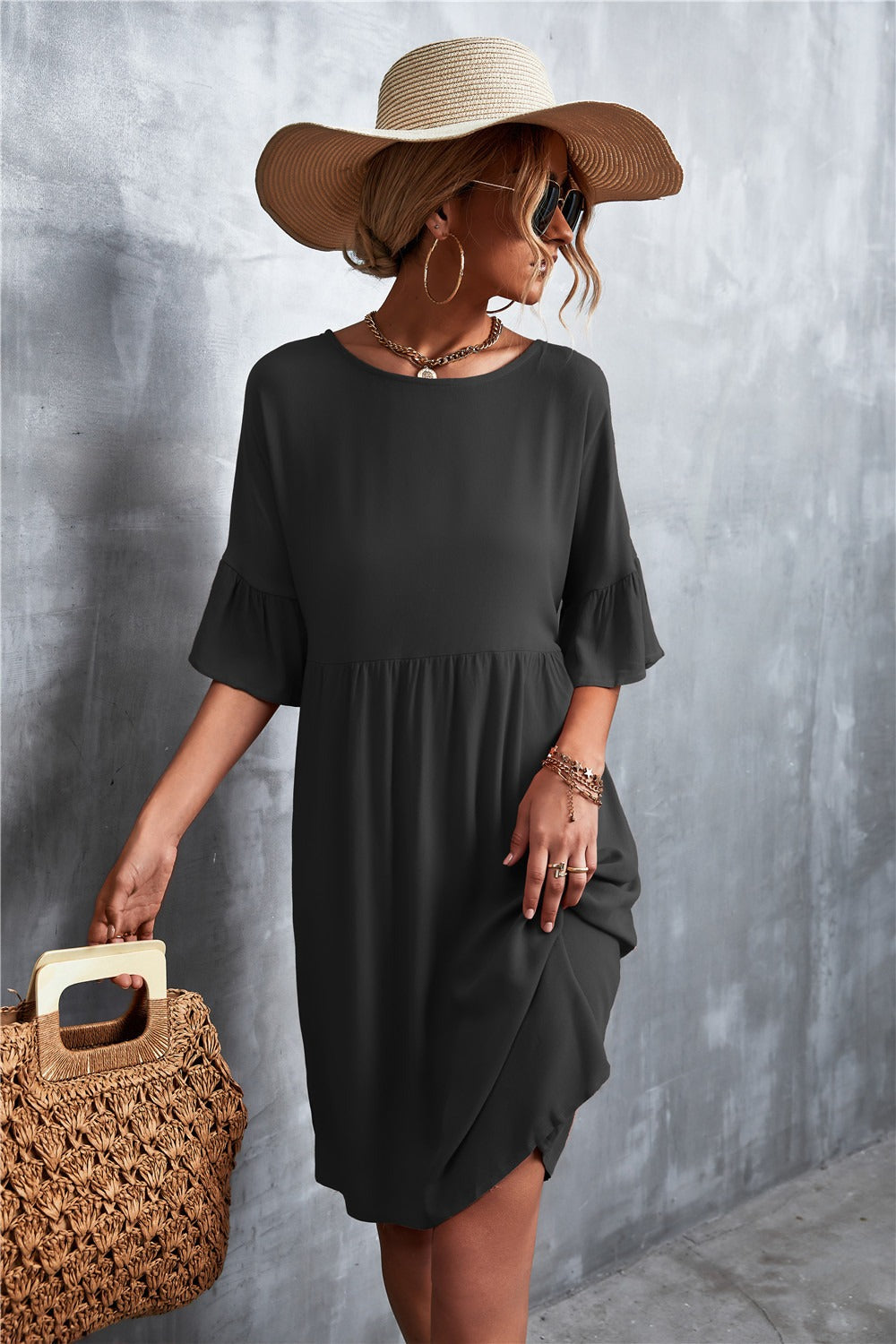 Isla Boho Maxi Dress – Floral Off-Shoulder Summer Dress