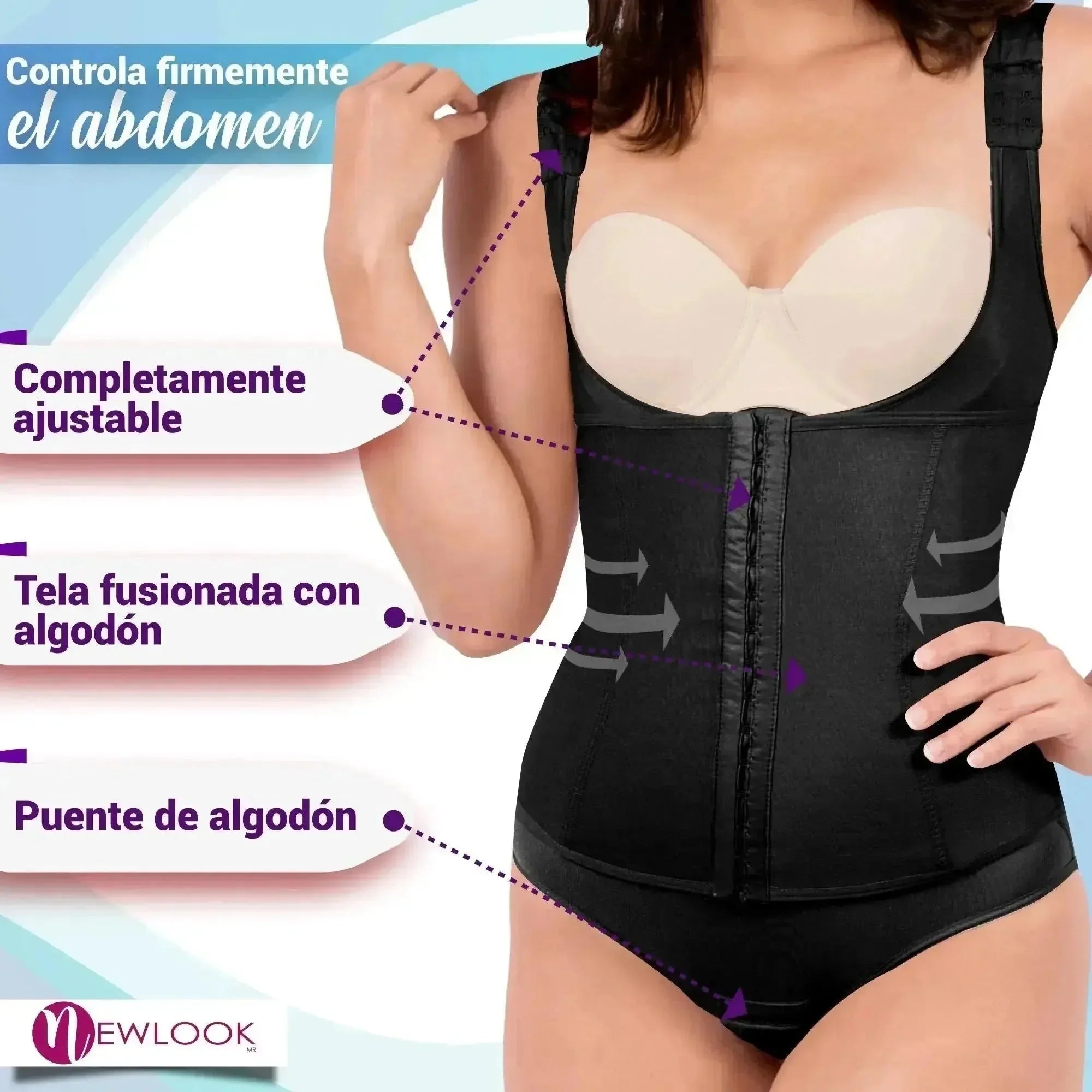 New Look Body Cinturilla Ultra Control Con Tela Suave De Alta Compresión