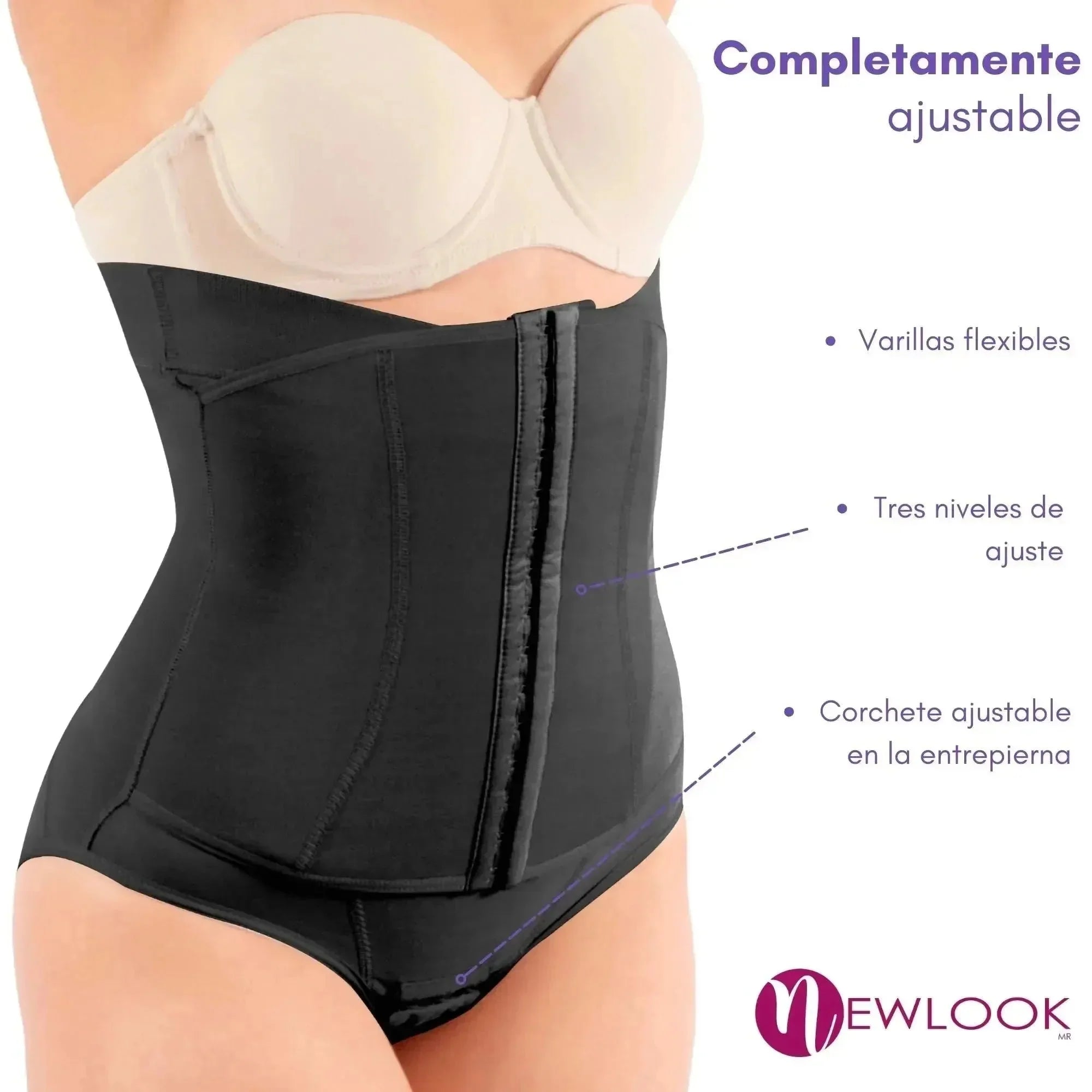 New Look Panty Faja Cinturilla Ultra Control y Alta Compresión