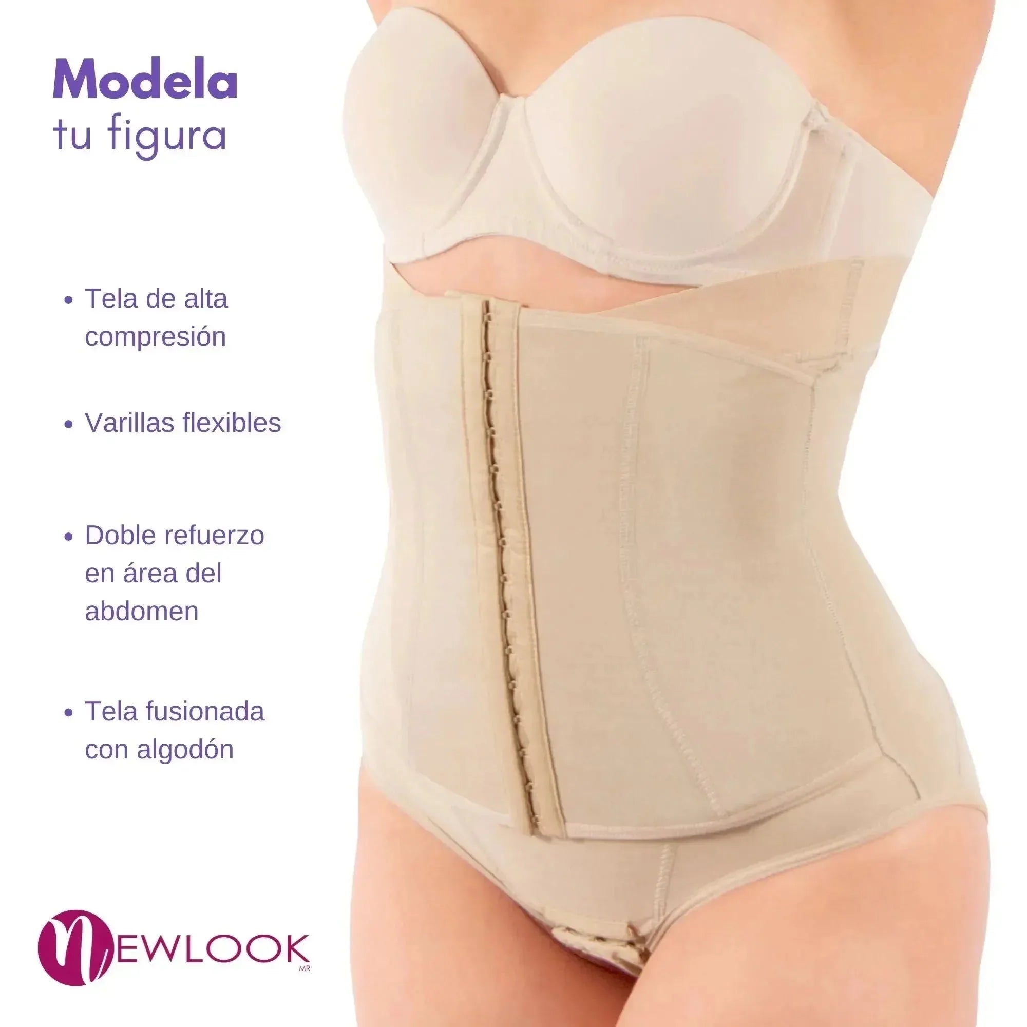 New Look Panty Faja Cinturilla Ultra Control y Alta Compresión