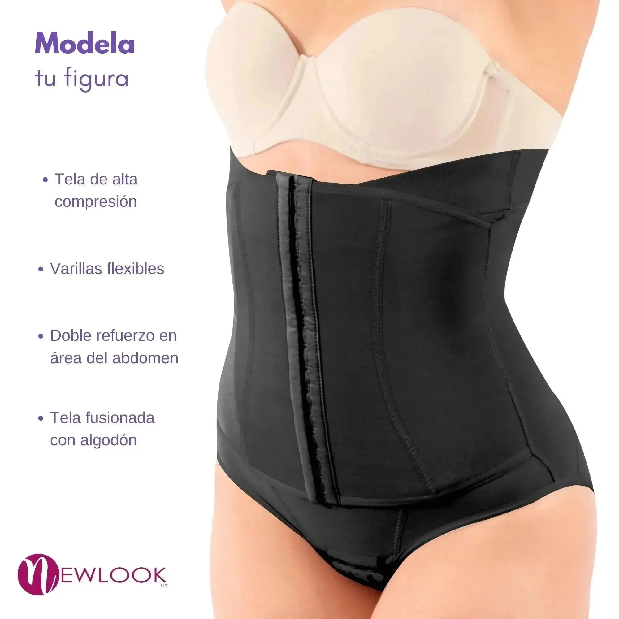 New Look Panty Faja Cinturilla Ultra Control y Alta Compresión