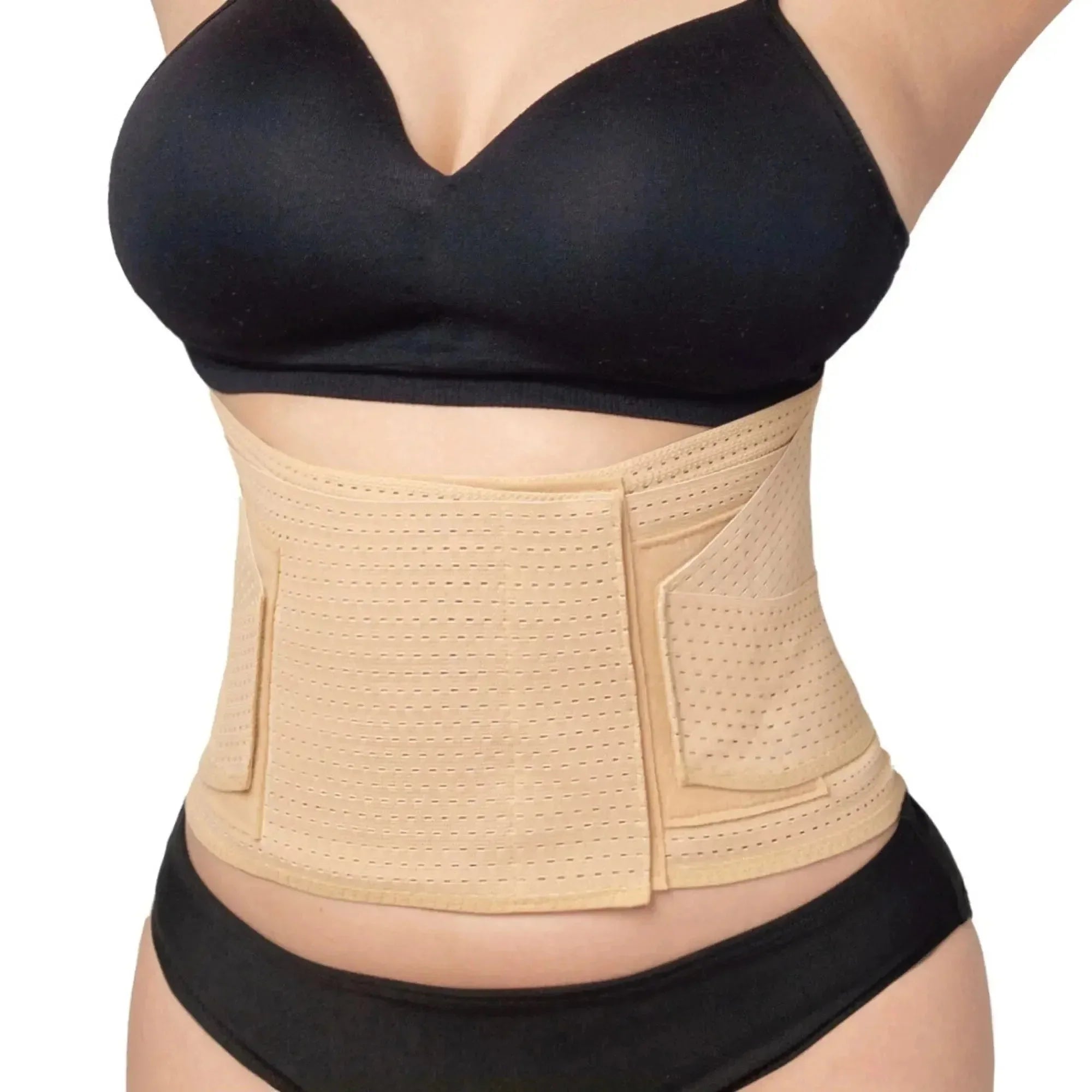 NEWLOOK MEDICAL Soporte Sacro Lumbar con Doble Ajuste - Alta Compresión - 7 Varillas flexibles