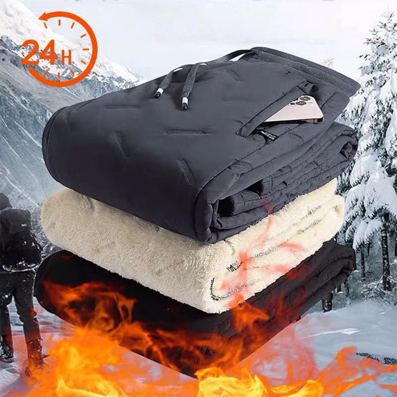 Unisex Fleece-Lined Waterproof Pants - Surviving the UK winter with ease!