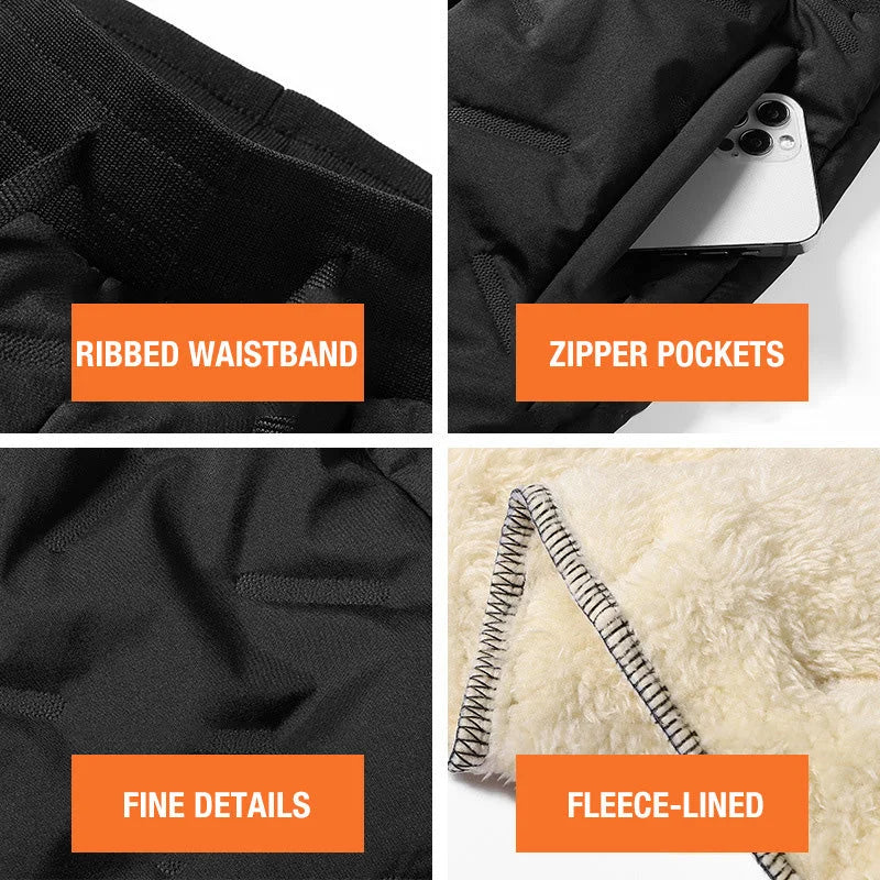 Unisex Fleece-Lined Waterproof Pants - Surviving the UK winter with ease!