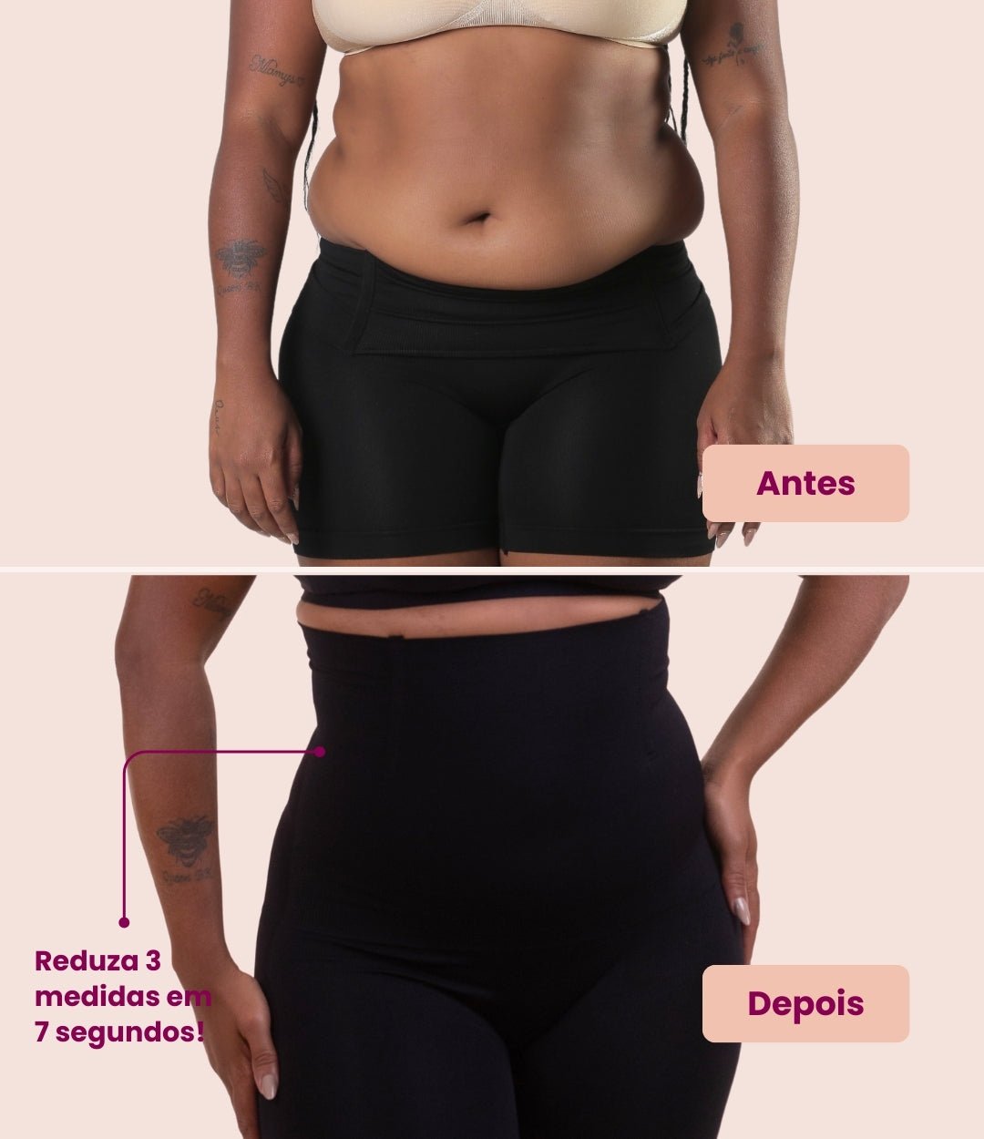 2 Up Shapers - Bermudas Modeladoras que Não Enrola - Combo